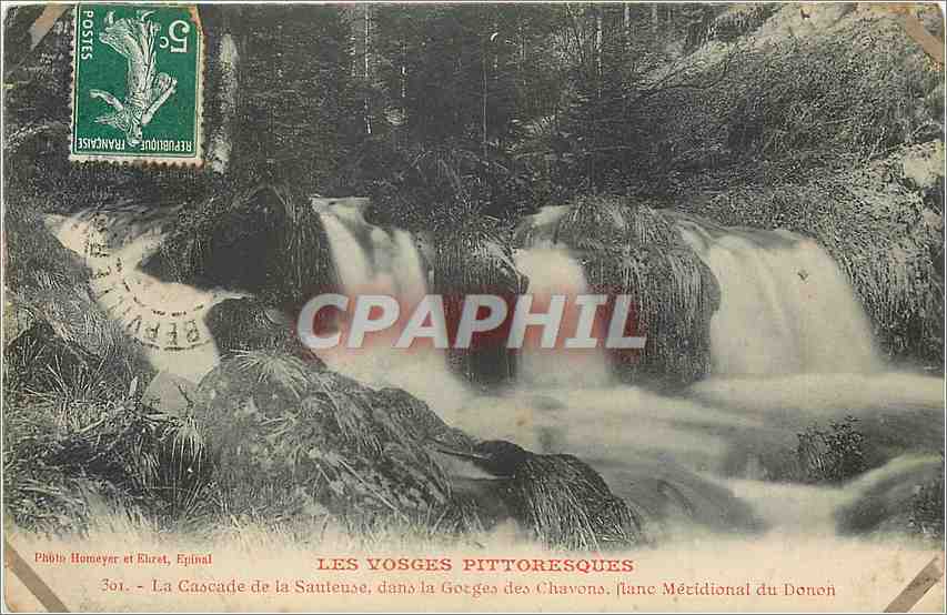 CPA Les Vosges Pittoresque La Cascade de la Sauteuse dans la Gorges des Chavons 