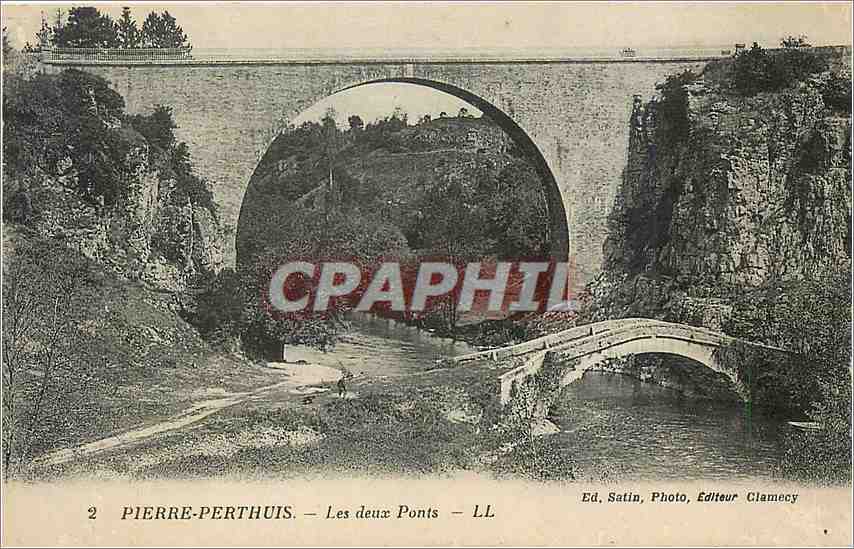 CPA Pierre Perthuis Les deux Ponts 