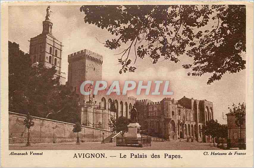CPA Avignon Le Palais des Papes 