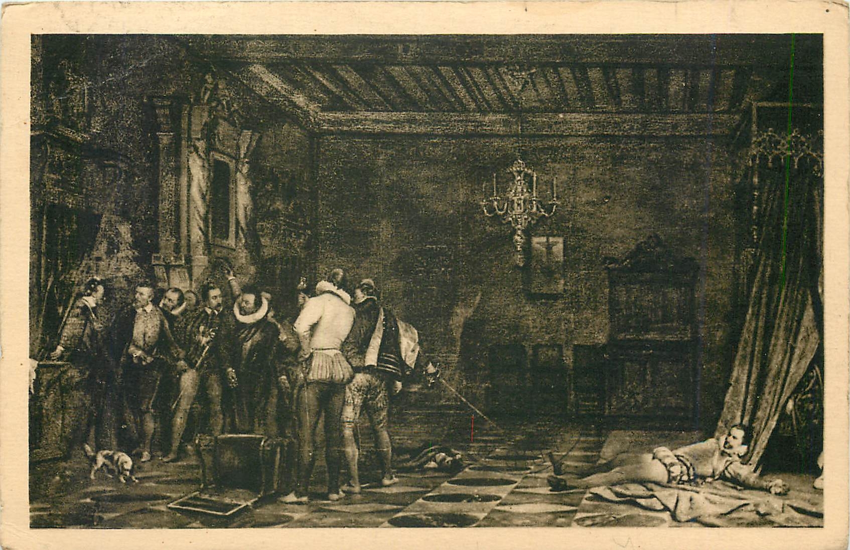 Assassinat du Duc de Guise — Château de Blois — Éditions Art YVO, Paris