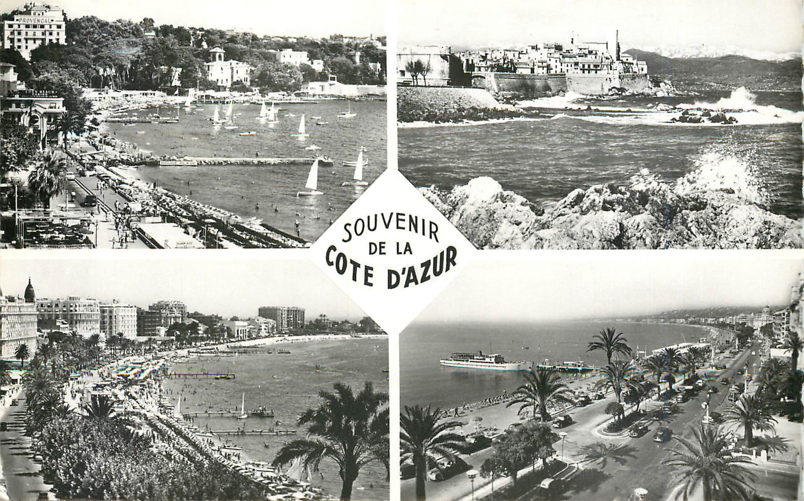 CPM Souvenir de la Cote d'Azur 