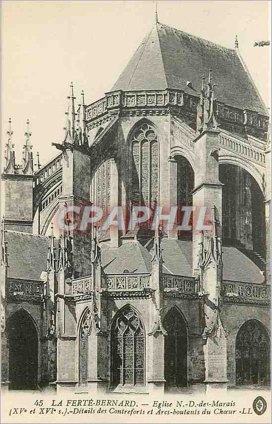 CPA La Ferte Bernard Eglise ND des Marais 