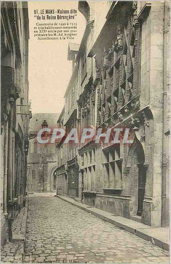 CPA Le Mans Maison dite de la Reine Berengere 