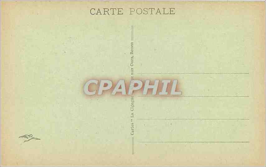 CPA Rouen Vieille Maison du XV Rue St Romain  — Verso