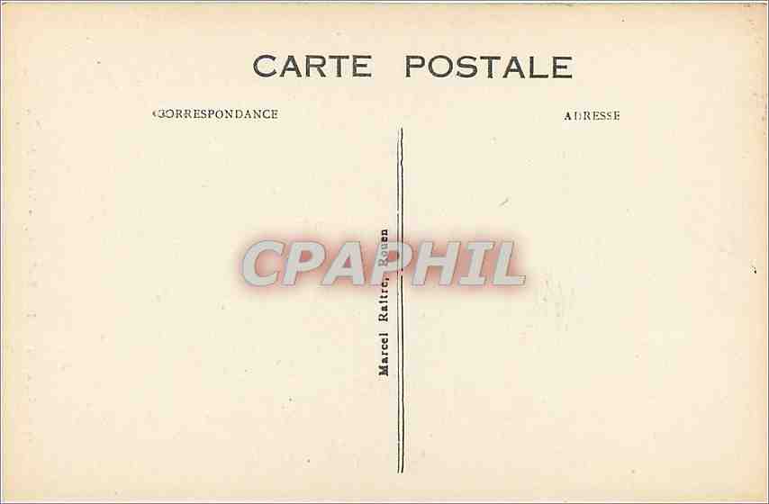 CPA Rouen Rue St Romain Vieille Maison  — Verso