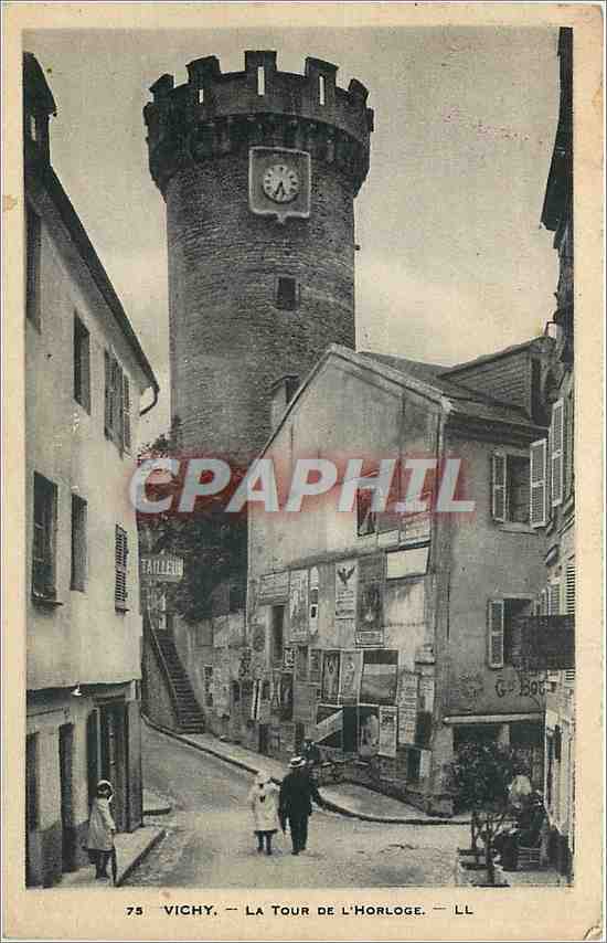 CPA Vichy La Tour de l'Horloge 