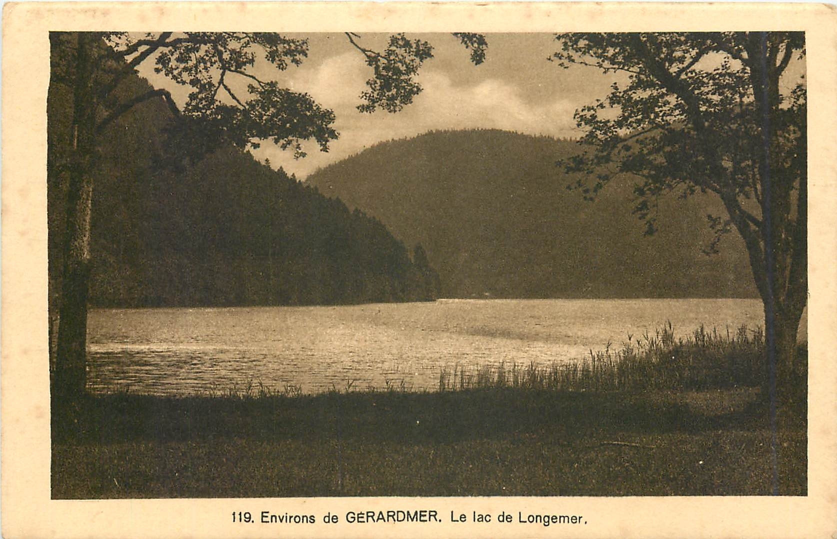 CPA Environs de Gerardmer Le lac de Longemer 