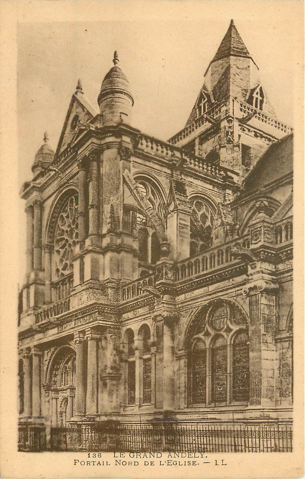 Portail Nord de l'église — Grand Andely — LL