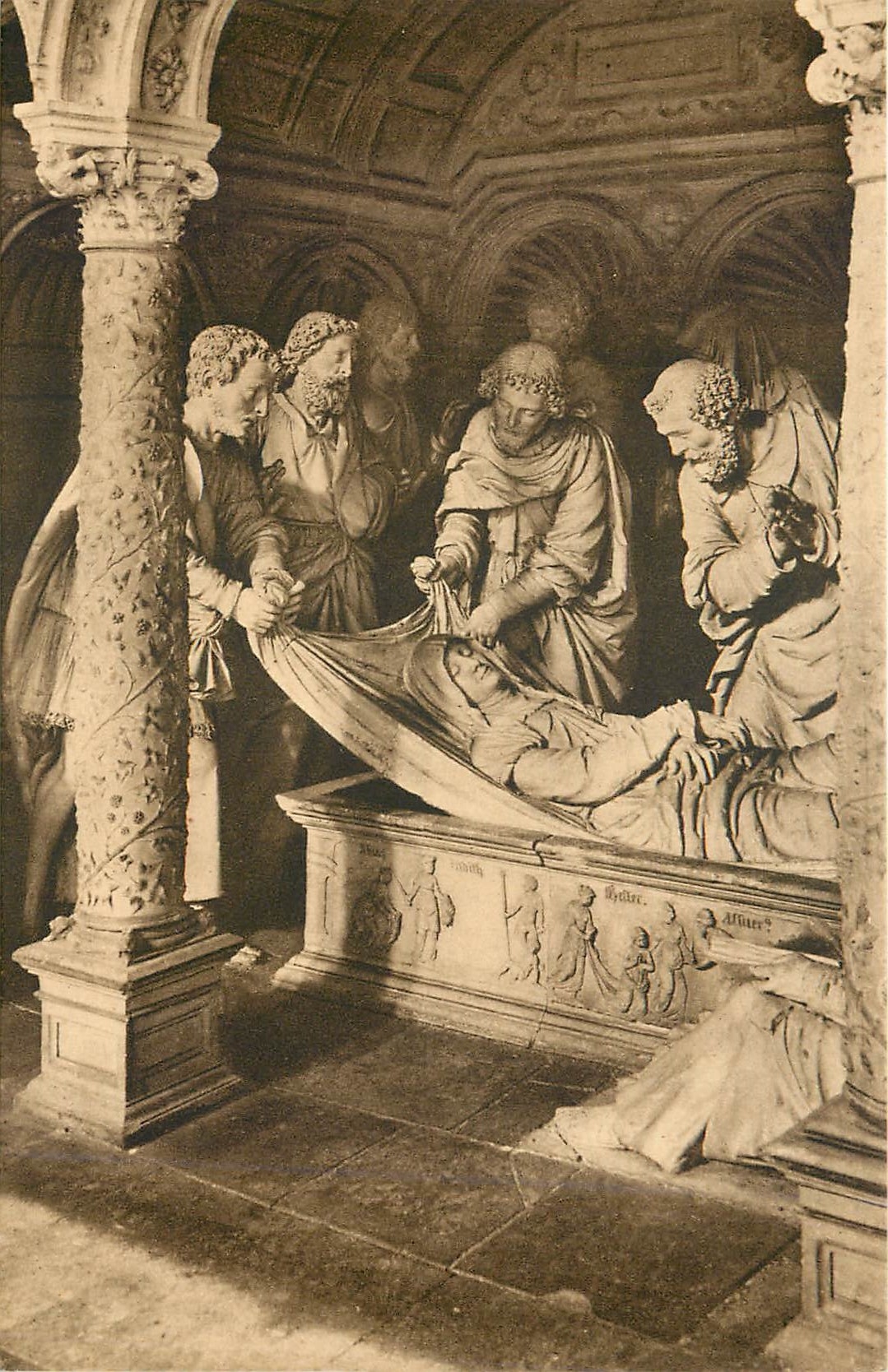 CPA Les Saints de Solesmes L'Ensevelissement de Notre Dame 