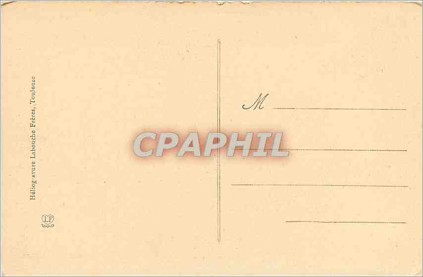 CPA Cauterets Vue generale sur la Ville et Vallee du Lutour  — Rückseite