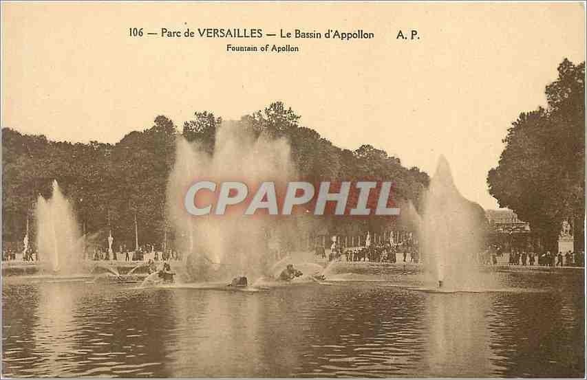 CPA Parc de Versailles Le Bassin d'Appollon 