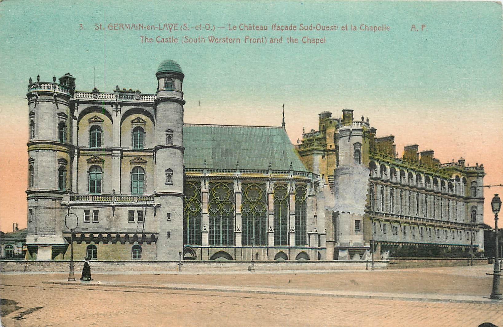 CPA St Germain en Laye S et O Le Chateau 