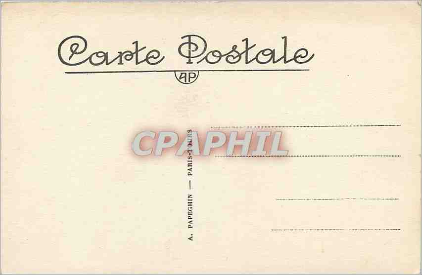 CPA St Germain en Laye S et O Le Chateau  — Back