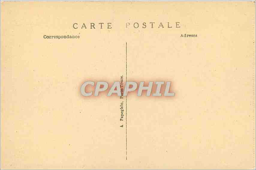 CPA Versailles Le Chateau Facade du Palais  — Verso