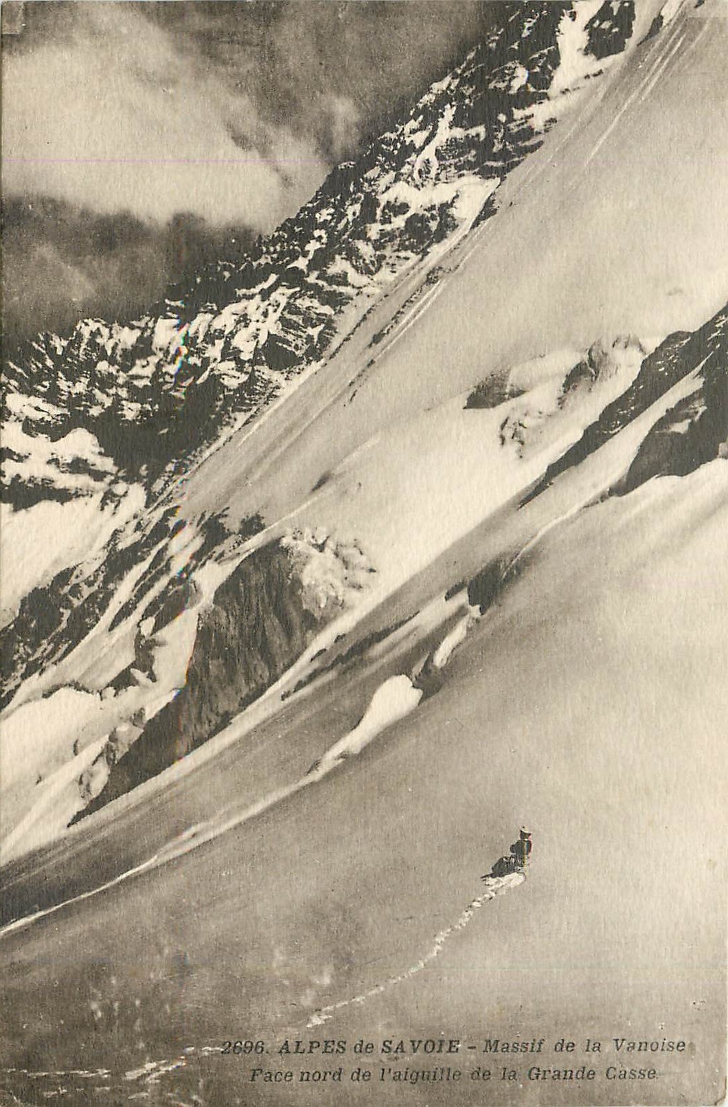 CPA Alpes de Savoie Massif de la Vanoise Face nord de l'Aiguille de la Grande Casse 