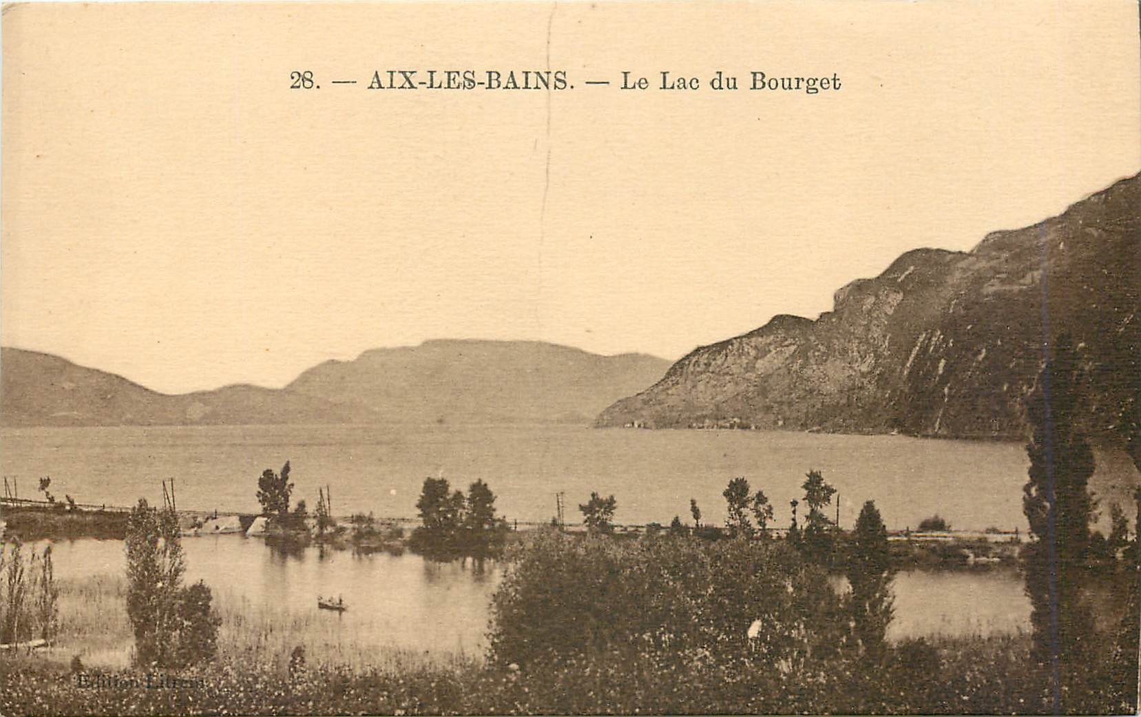 CPA Aix les Bains Le Lac du Bourget 