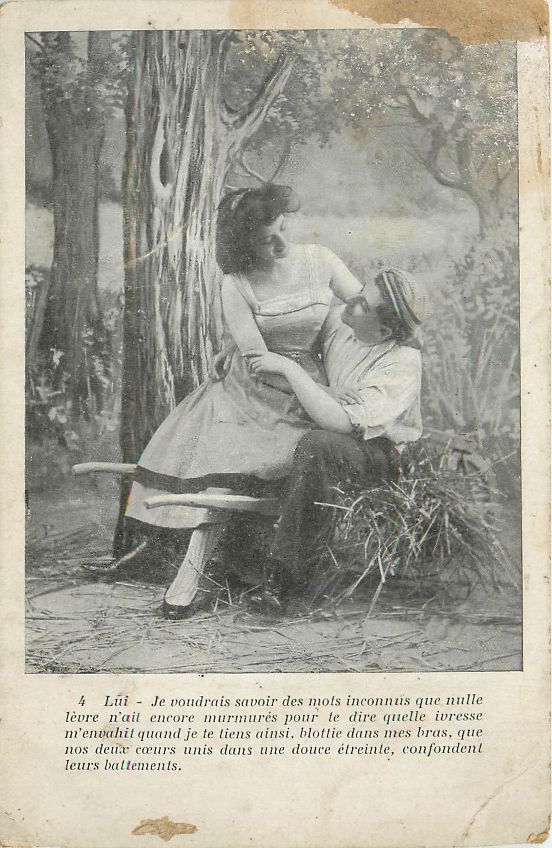 CPA Lui Femme