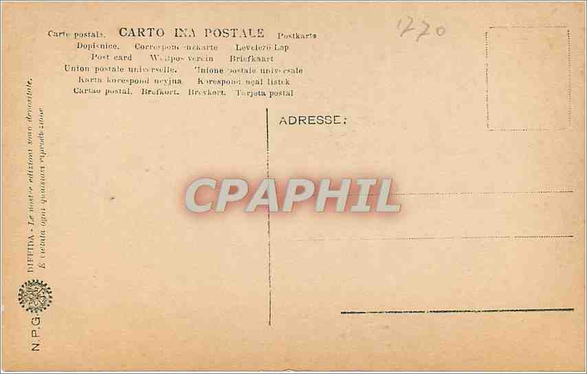 CPA Venezia Pal Labbia II tempo  — Verso