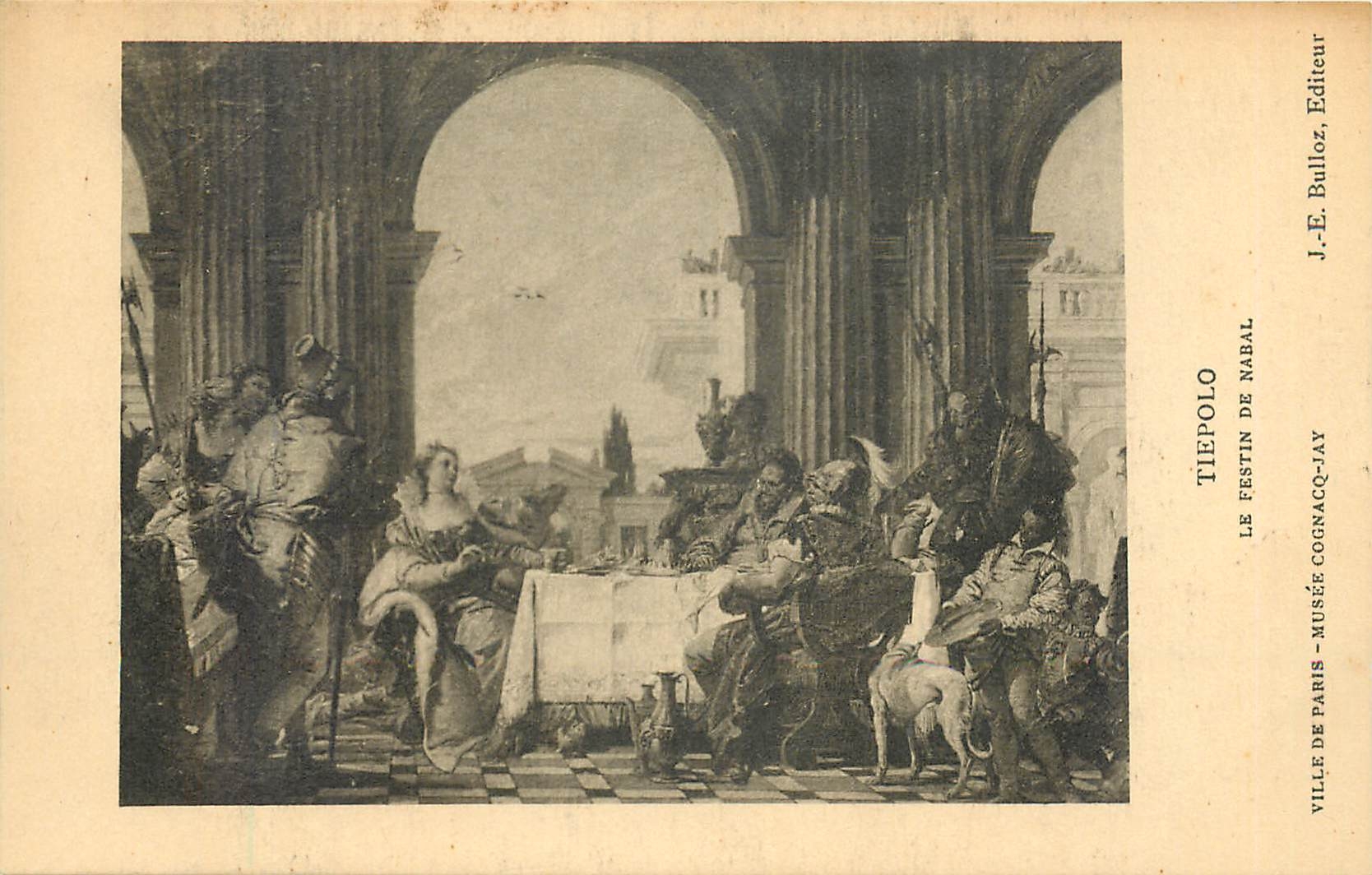 CPA Tiepolo Le Festin de Nabal 