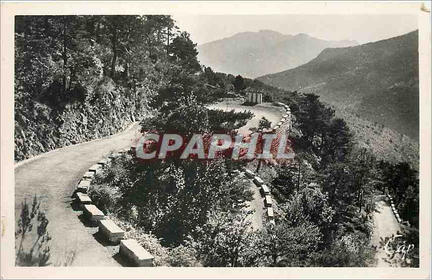 CPA Peira Cava Les Lacets du Col de l'Orne 