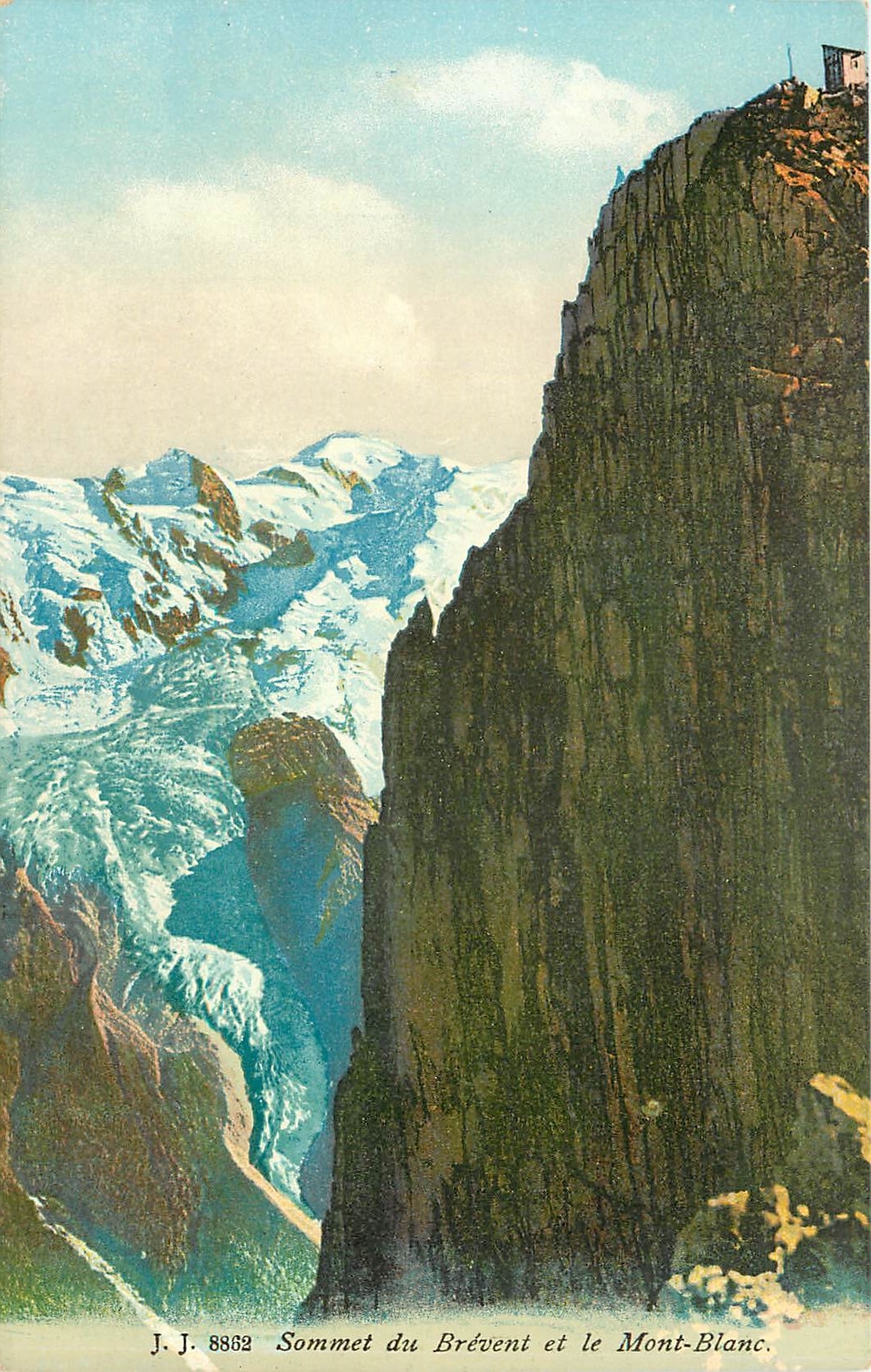 CPA Sommet du Brevent et le Mont Blanc 