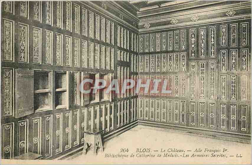 CPA Blois Le Chateau Aile Francois 1er Bibliotheque de Catherine de Medicis