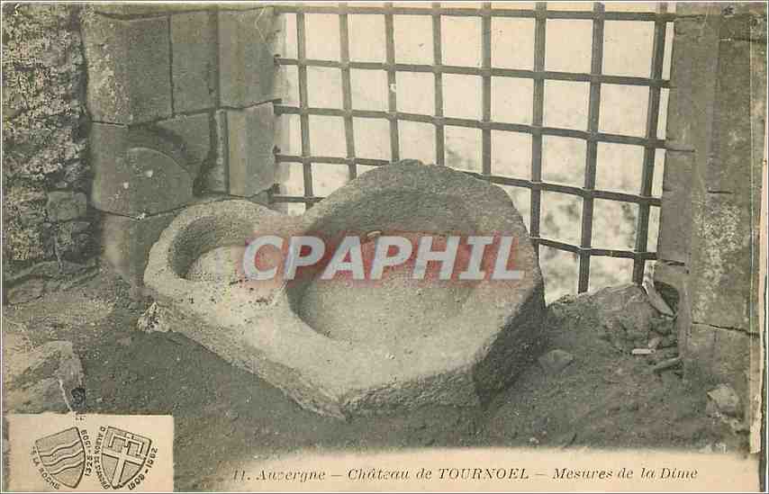 Il. Auzerigne — Château de TOURNOEL — Mesures de la Dîme