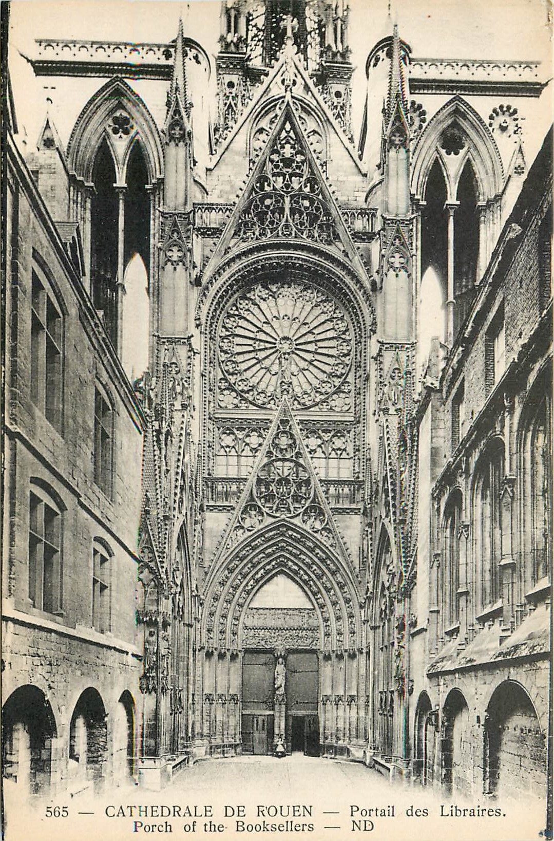 CPA Cathedrale de Rouen Portail des Libraires 