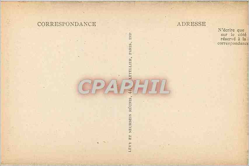 CPA Rouen La Cathedrale  — Verso