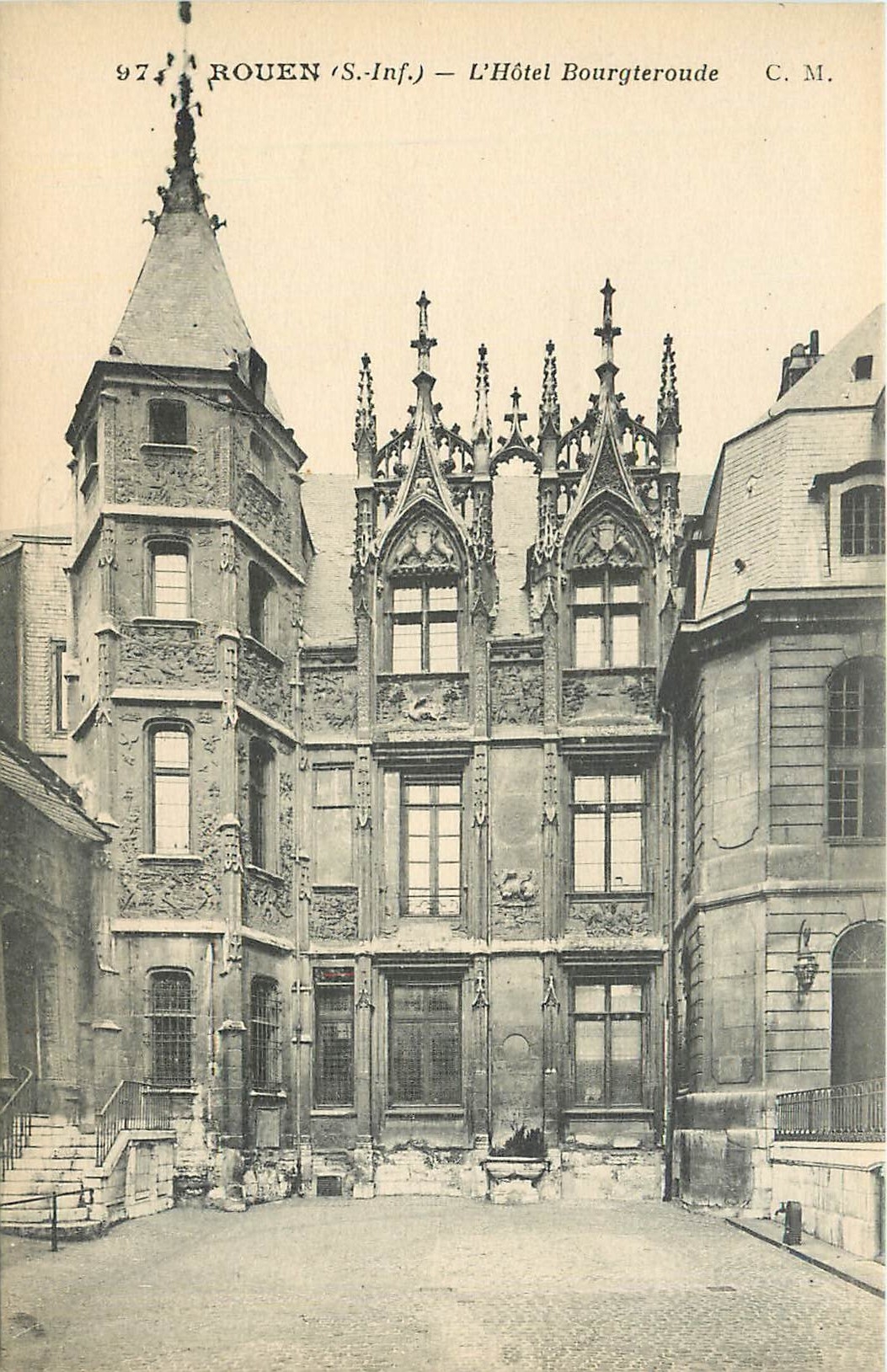 CPA Rouen S Inf L'Hotel Bourgteroude 