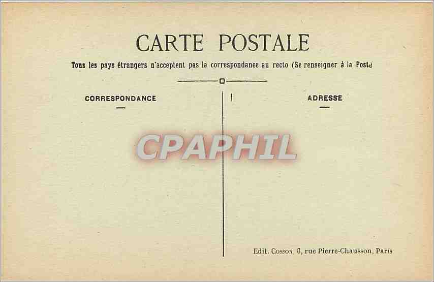 CPA Rouen S Inf L'Hotel Bourgteroude  — Rückseite