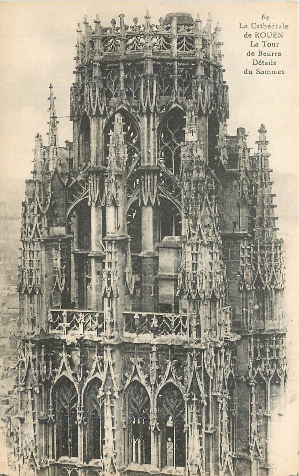 CPA La Cathedrale de Rouen La Tour de Beurre 