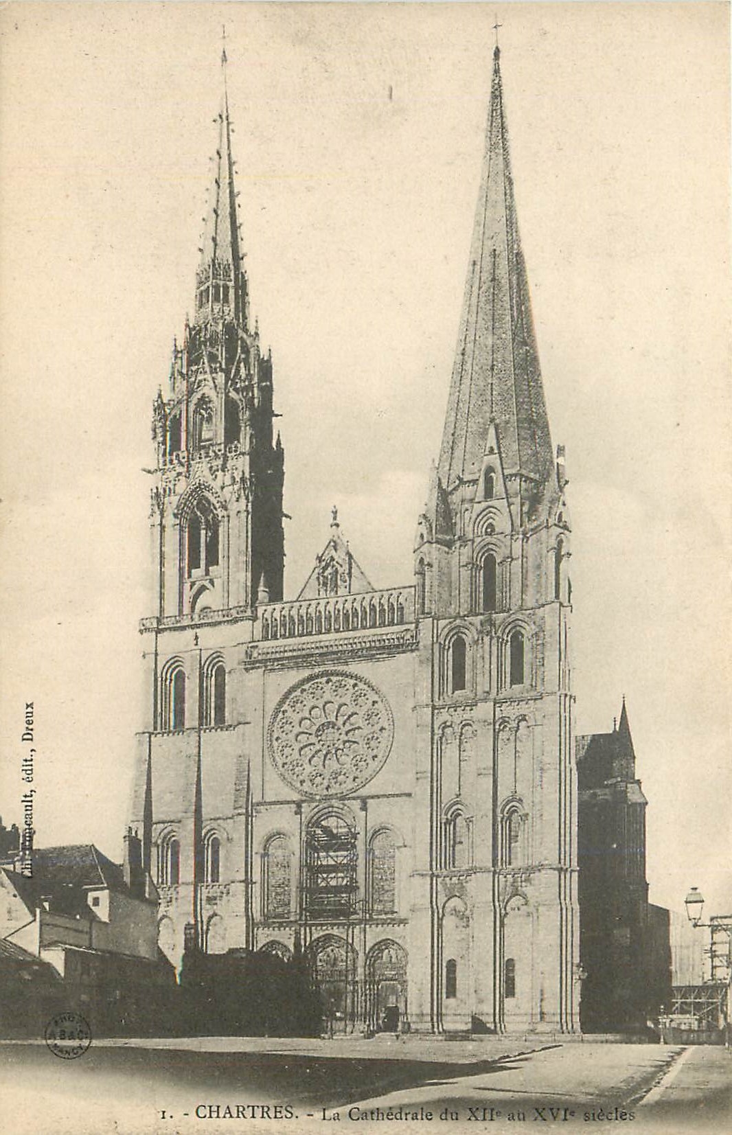 CPA Chartres La Cathedrale du XII au XVI 