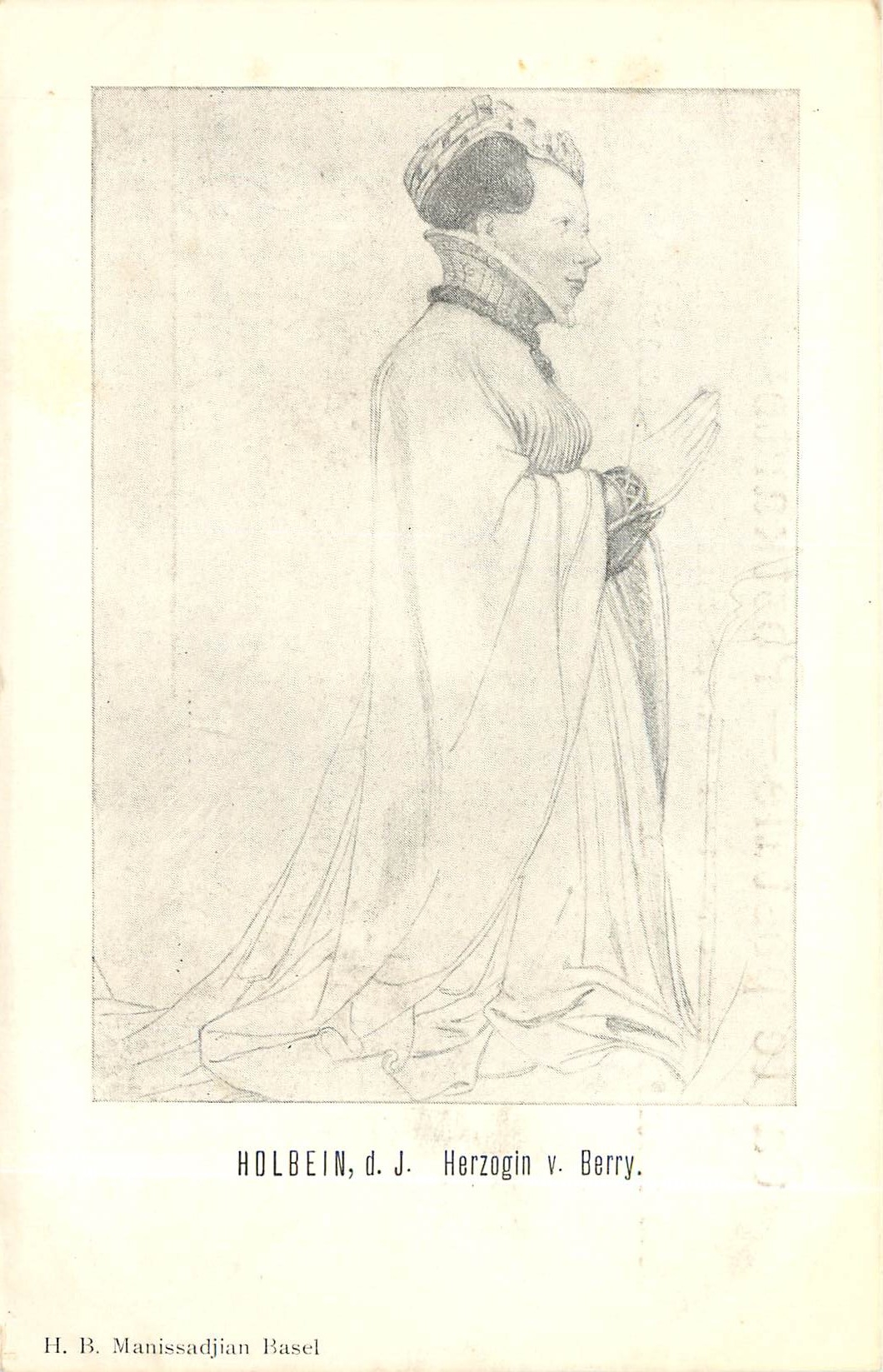 CPA Holbein Herzogin vu Berry 