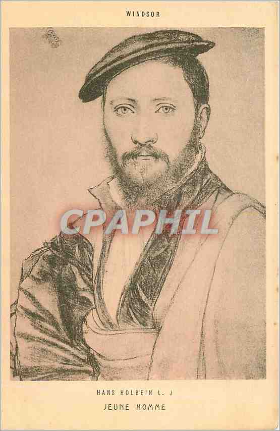 CPA Windsor Hans Holbein Jeune Homme 