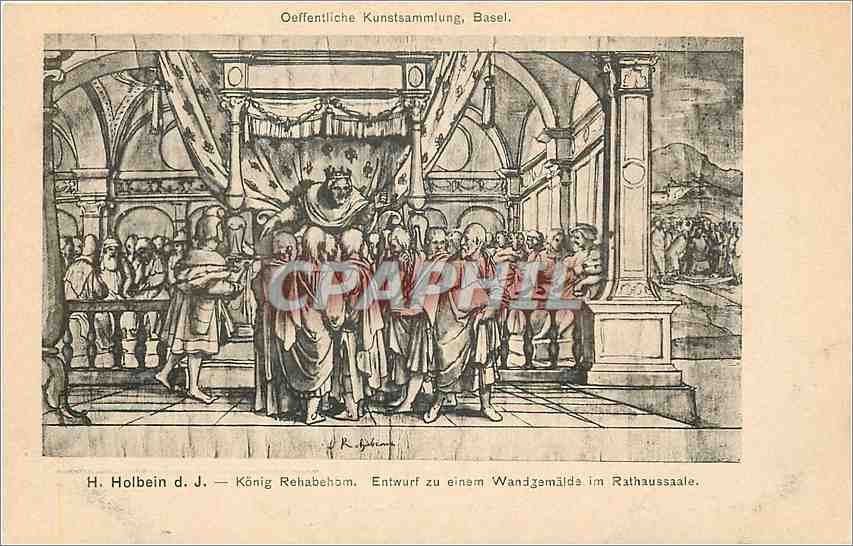 CPA Oeffentliche Kunstsammlung Basel H Holbein dJ 