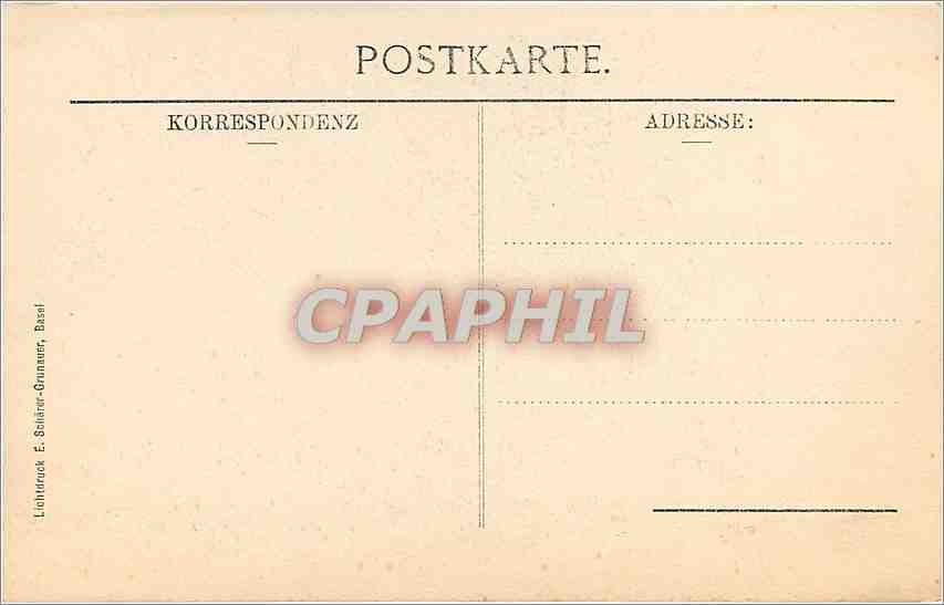 CPA Oeffentliche Kunstsammlung Basel hans Holbein dJ Madonna mit Kind  — Verso