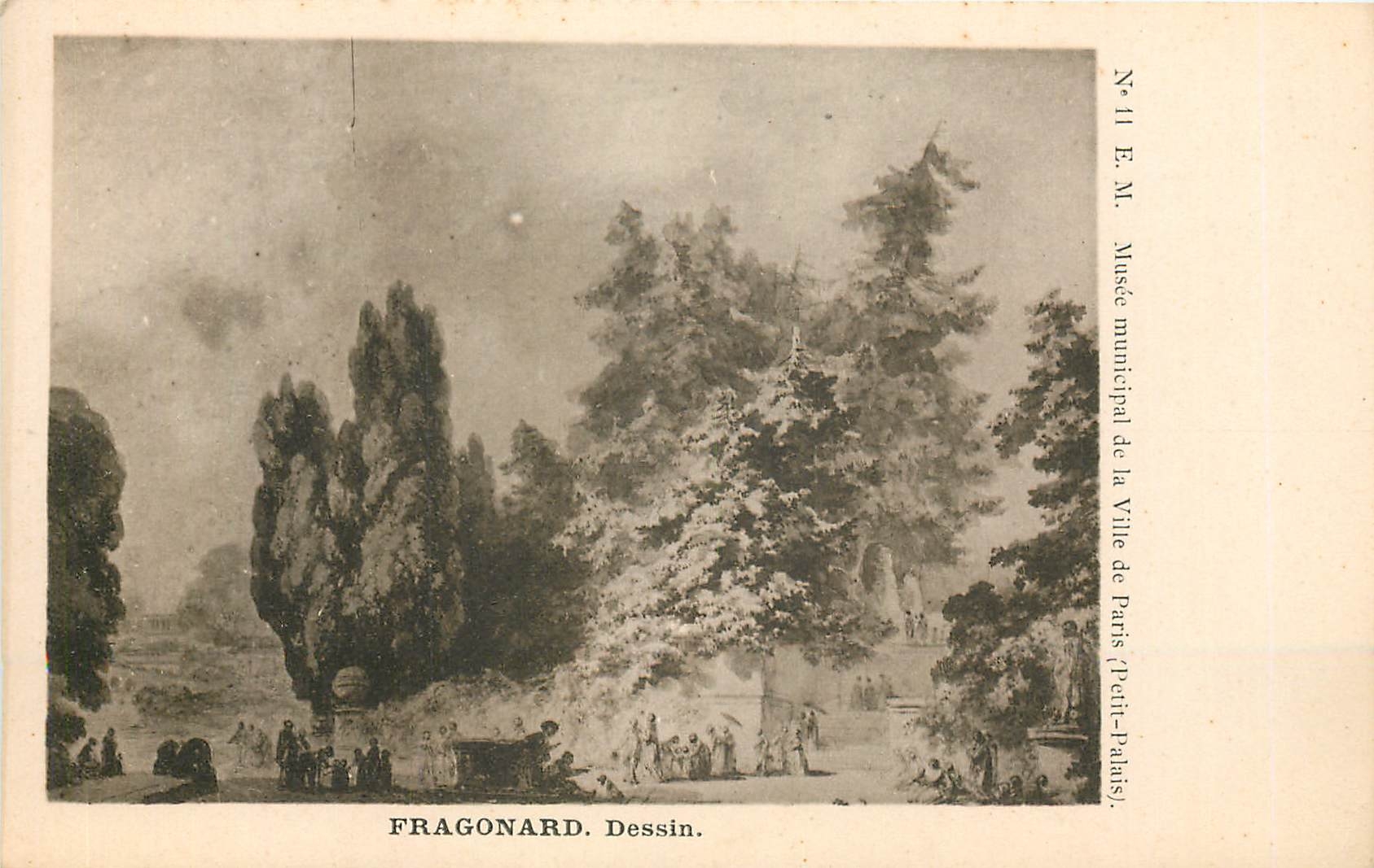 CPA Fragonard Dessin 