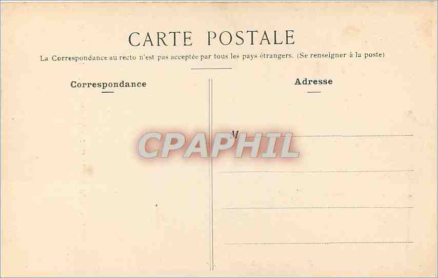 CPA Fragonard Dessin  — Verso