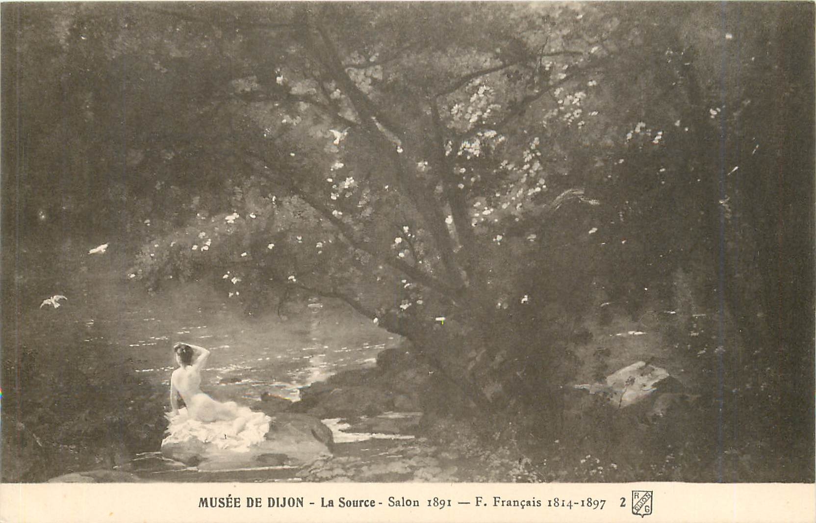 CPA Musee de Dijon La Source Salon 1891 