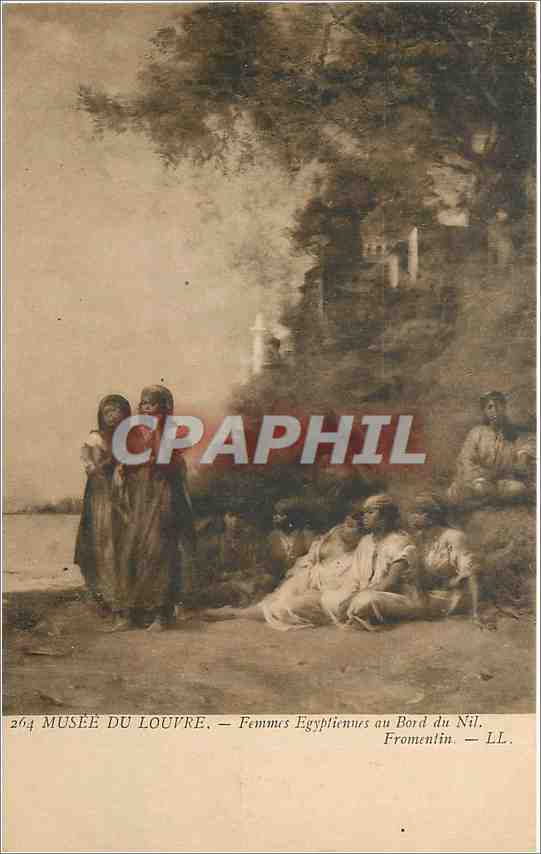 CPA Musee du Louvre Femmes Egyptiennes au Bord du Nil 