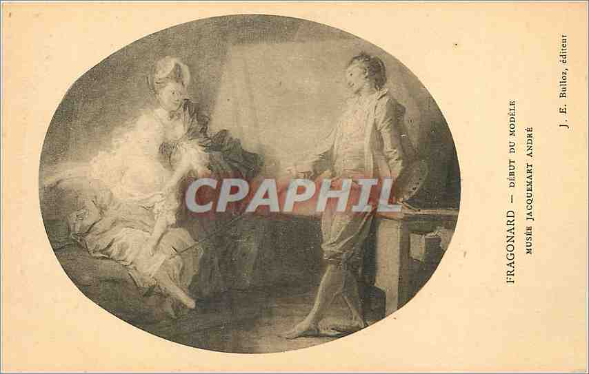 CPA Fragonard Debut de Modele Musee Jacquemart Andre 