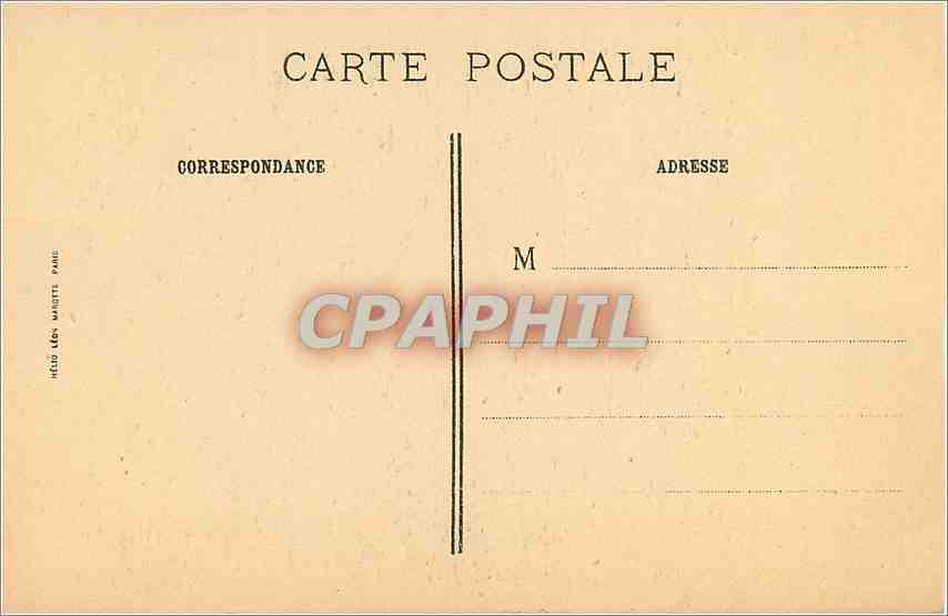 CPA Fragonard Ville de Pari Musee Cognacq Jay  — Rückseite