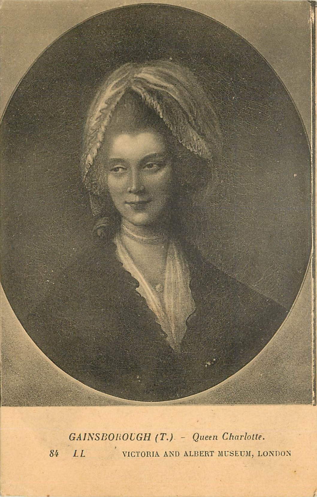 CPA Gainsborough Queen Charlotte Victoria and Albert Museum London 