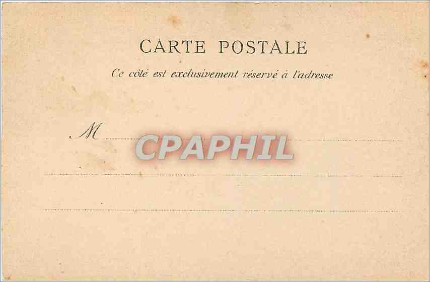 CPA Fragonard  — Verso