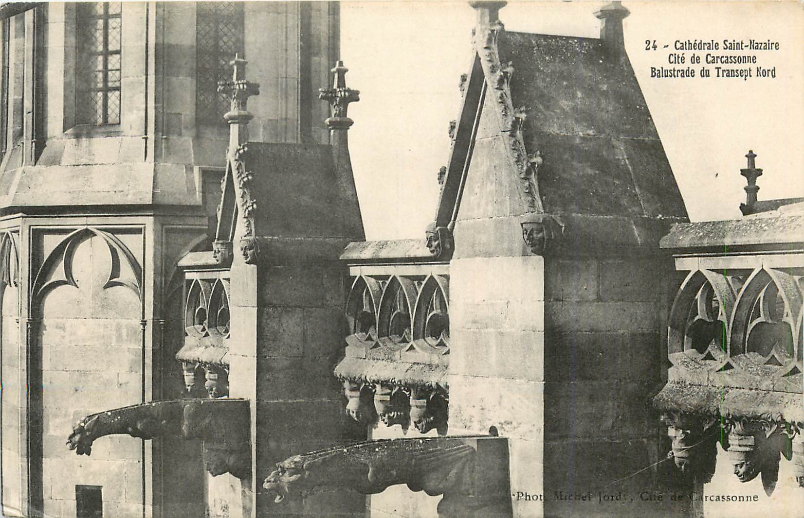 CPA Cathedrale Saint Nazaire Cite Carcassonne 