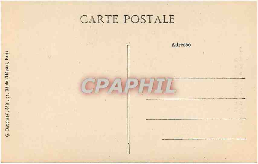 CPA Musee Carnavalet Portrait de Mme Danton et son fits  — Verso