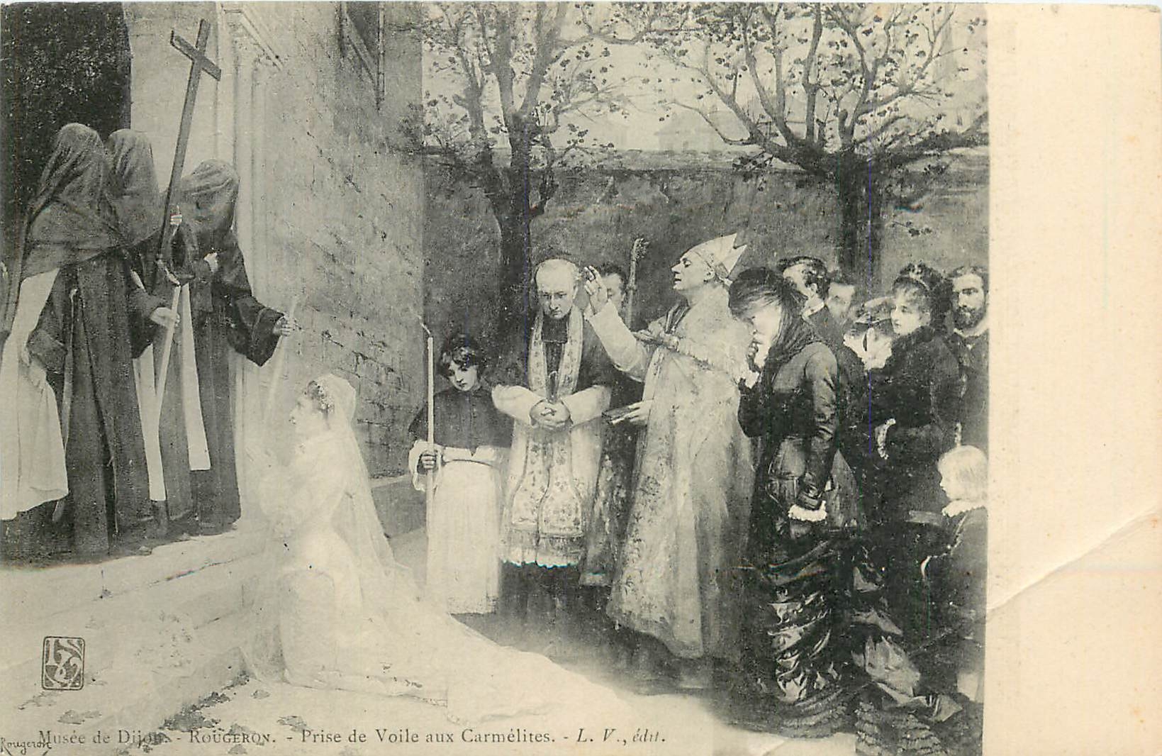 CPA Musee de Dijon Prise de Voile aux Carmelites 