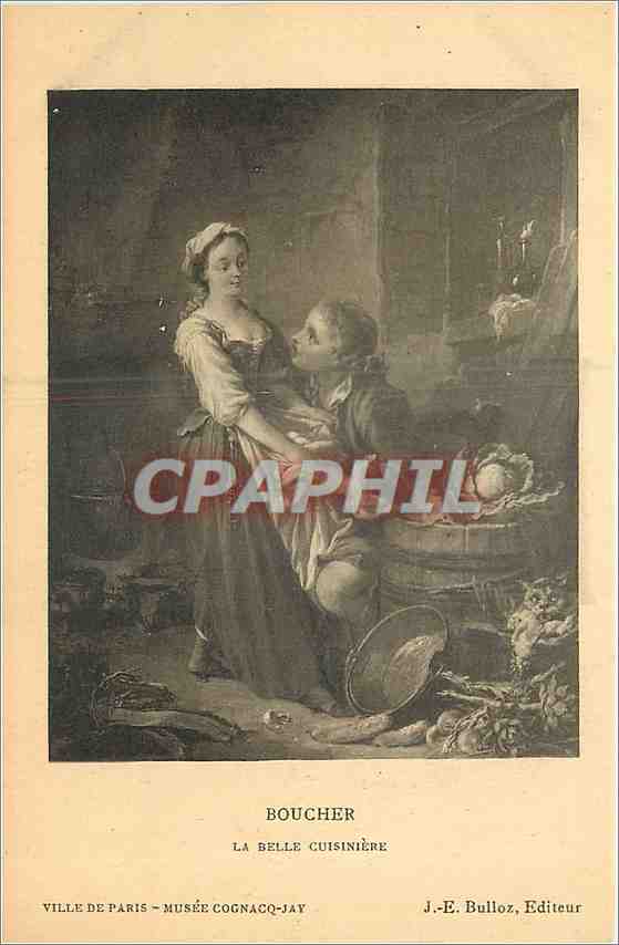 CPA Boucher La Belle Cuisiniere 