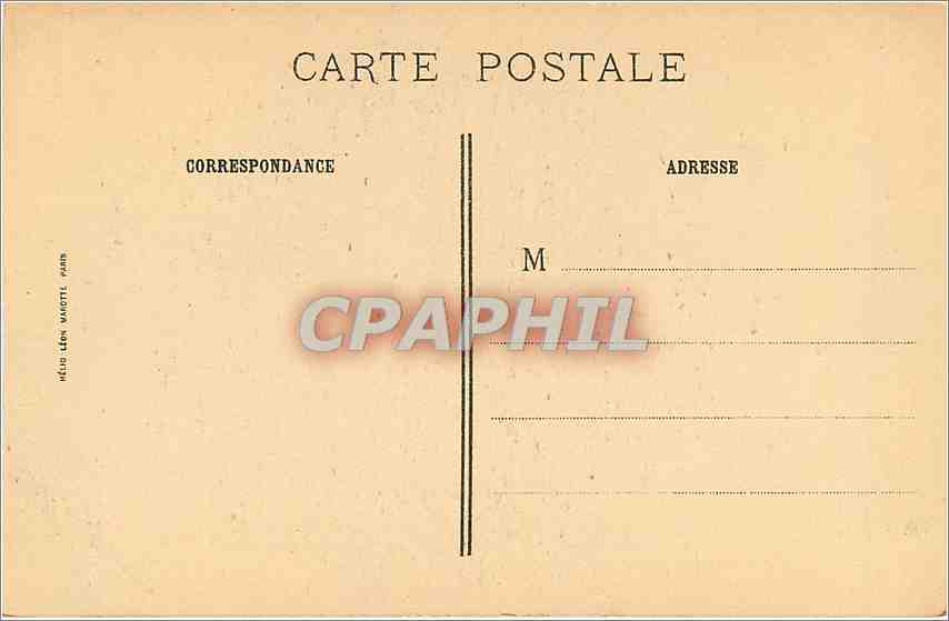 CPA Boucher La Belle Cuisiniere  — Rückseite